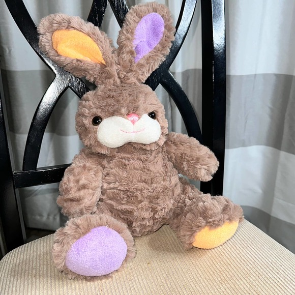 Animal Adventure Soft Brown Flopsy Bunny Rabbit plush 11” EUC - Picture 8 of 8